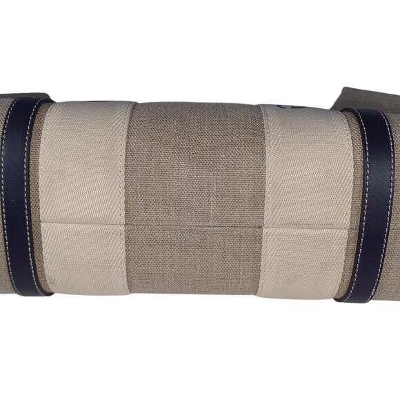 Chloe Large White And Blue Woody Tote Bag - Picture 4 of 5